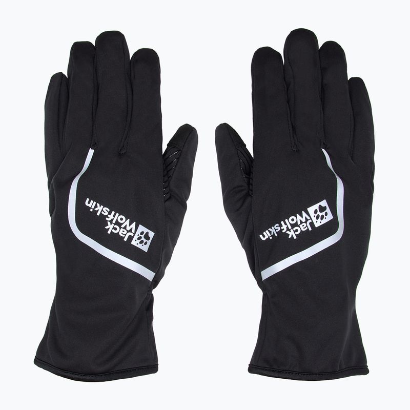 Cyklistické rukavice Jack Wolfskin Morobbia Light black 2