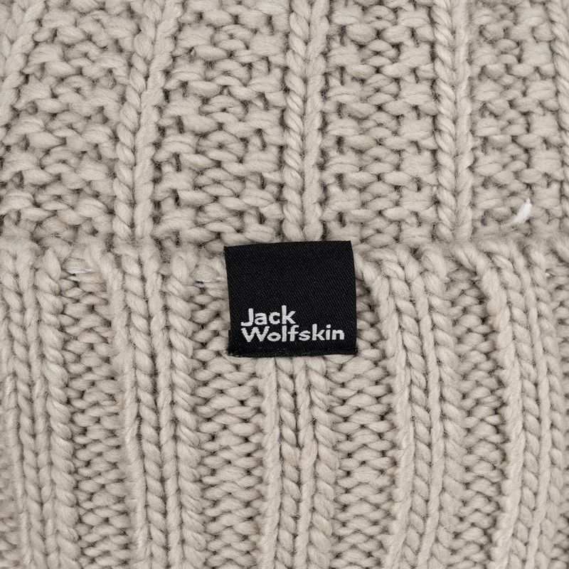 Dámská zimní čepice Jack Wolfskin Highloft Knit Beanie dusty grey 4