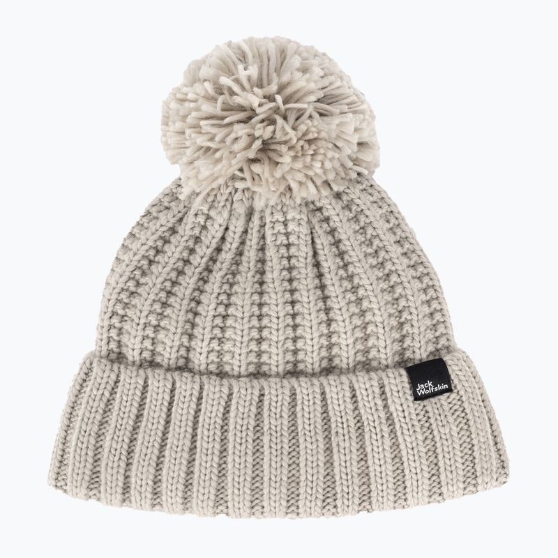 Dámská zimní čepice Jack Wolfskin Highloft Knit Beanie dusty grey 5