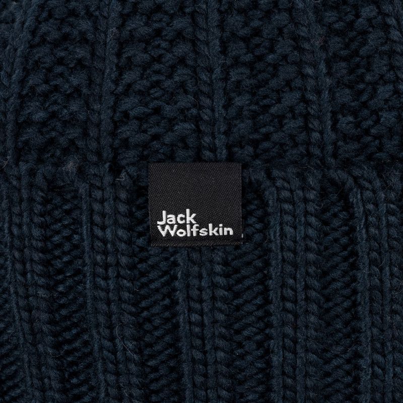 Dámská zimní čepice Jack Wolfskin Highloft Knit Beanie night blue 6