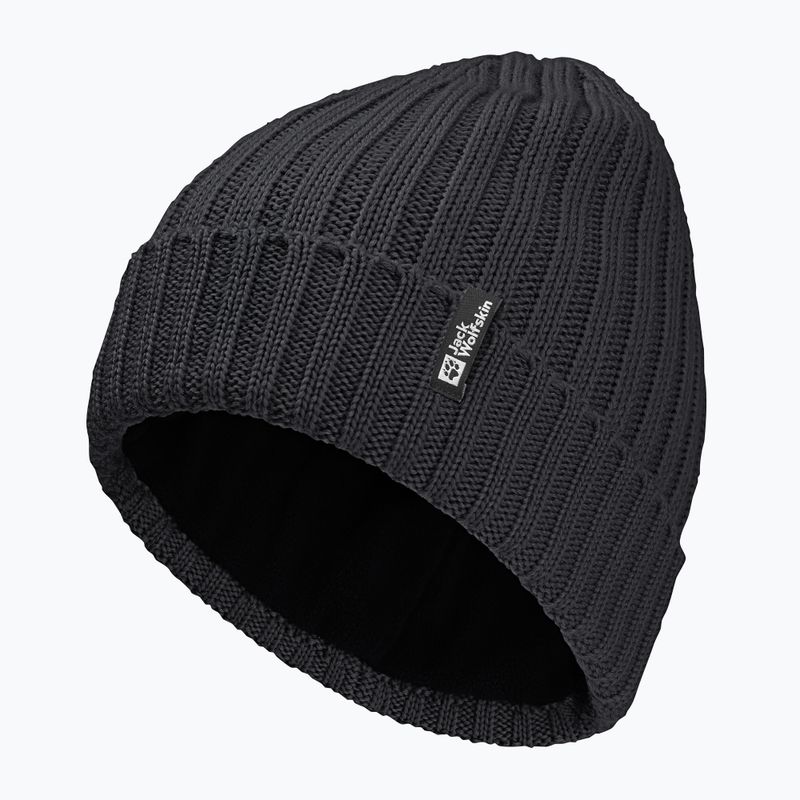 Zimní čepice Jack Wolfskin Rib Knit blue 2