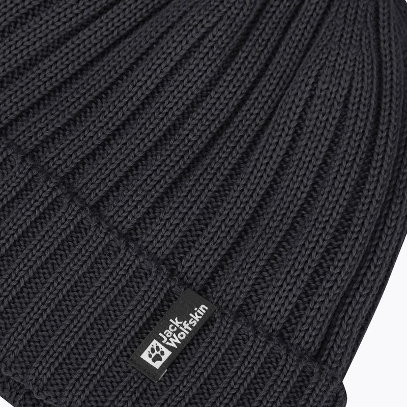 Zimní čepice Jack Wolfskin Rib Knit blue 4