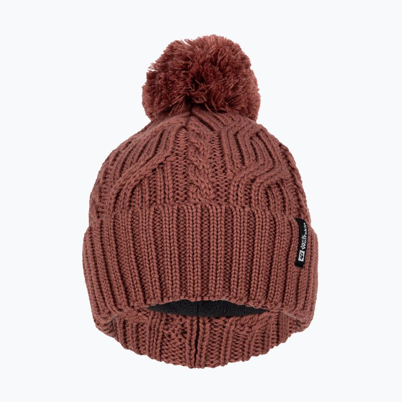 Jack Wolfskin Pompom Beanie jablečné máslo zimní čepice 2