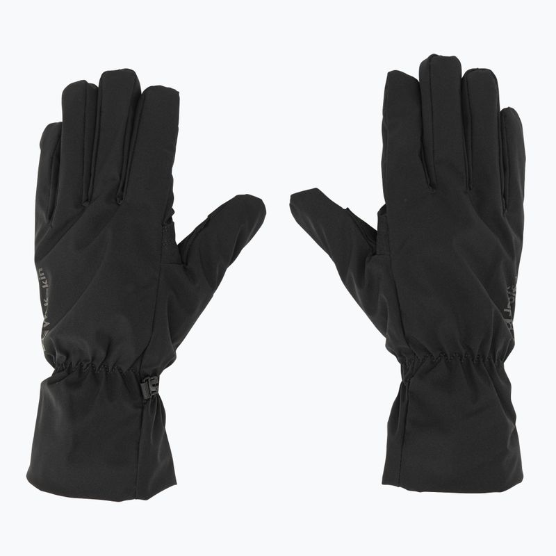 Trekingové rukavice Jack Wolfskin Highloft černé 3