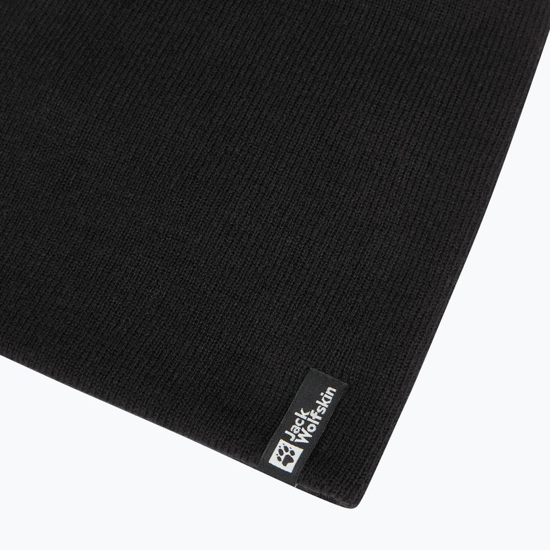 Zimní čepice Jack Wolfskin Rib black 4