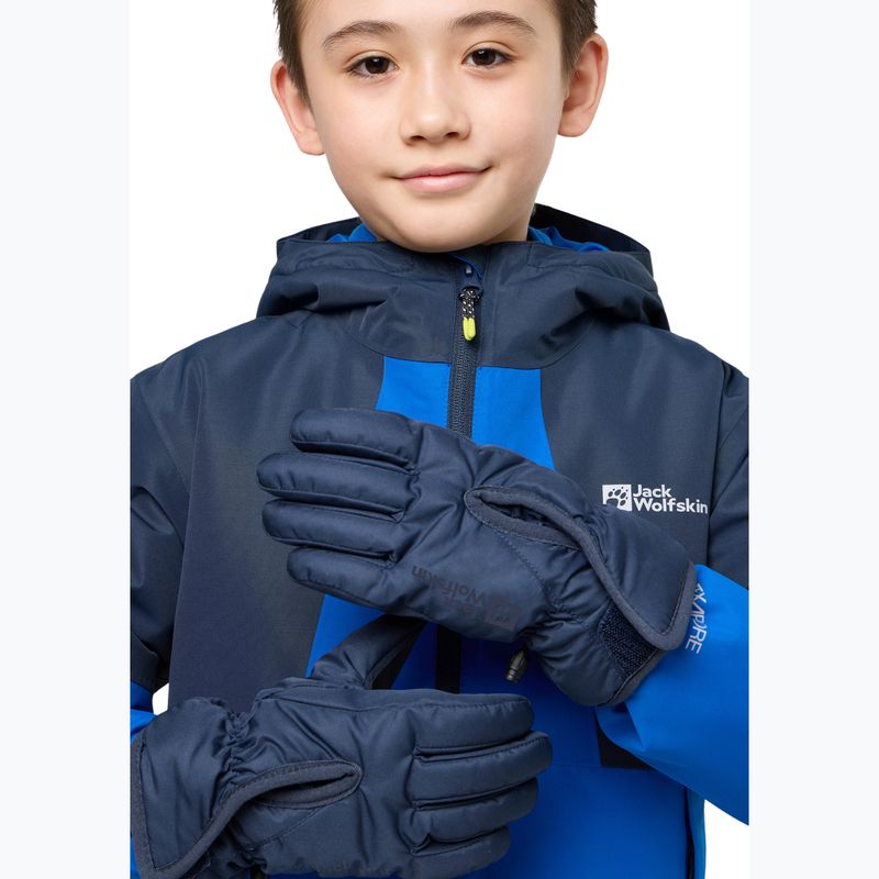 Dětské rukavice Jack Wolfskin Easy Entry night blue 2