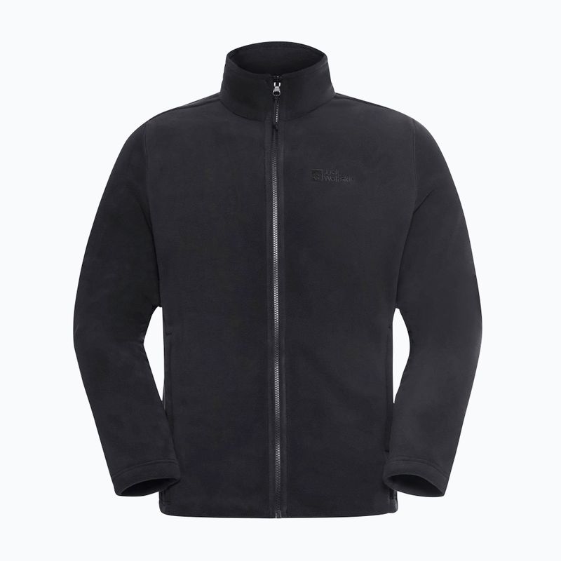 Pánská fleecová mikina Jack Wolfskin Winterstein Fz black 8