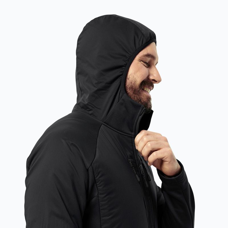 Pánská hybridní bunda Jack Wolfskin Alpgrat Pro Ins Fz black 4