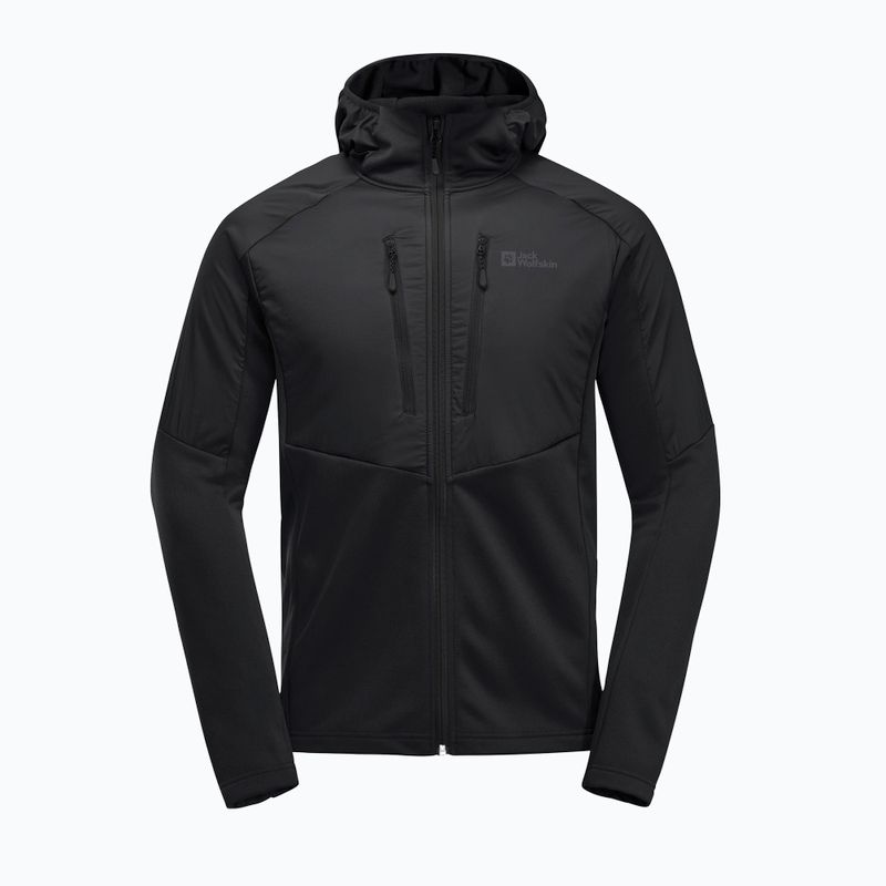 Pánská hybridní bunda Jack Wolfskin Alpgrat Pro Ins Fz black 9