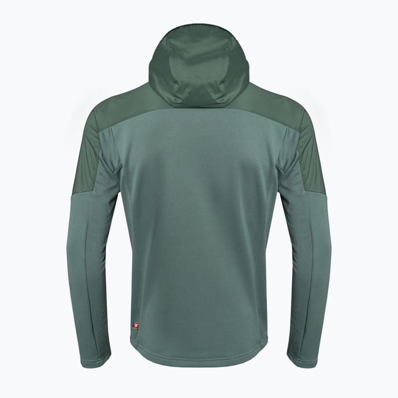 Jack Wolfskin pánská péřová bunda Alpgrat Pro Ins Fz hedge green 6