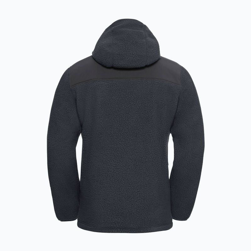 Pánská fleecová mikina Jack Wolfskin Kammweg Pile Fz phantom 10
