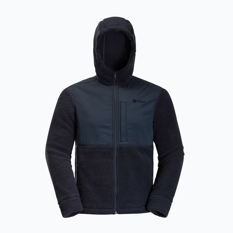 Pánská fleecová mikina Jack Wolfskin Felslicht Hooded night blue 8