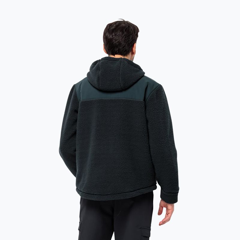 Pánská fleecová mikina Jack Wolfskin Felslicht Hooded night blue 2