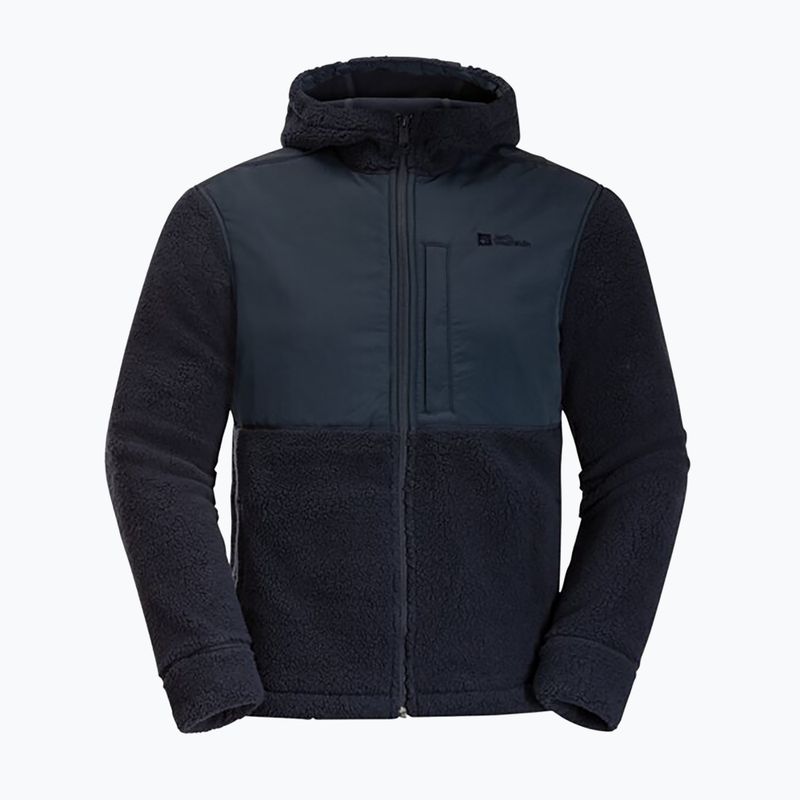 Pánská fleecová mikina Jack Wolfskin Felslicht Hooded night blue 7