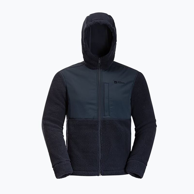 Pánská fleecová mikina Jack Wolfskin Felslicht Hooded night blue 8
