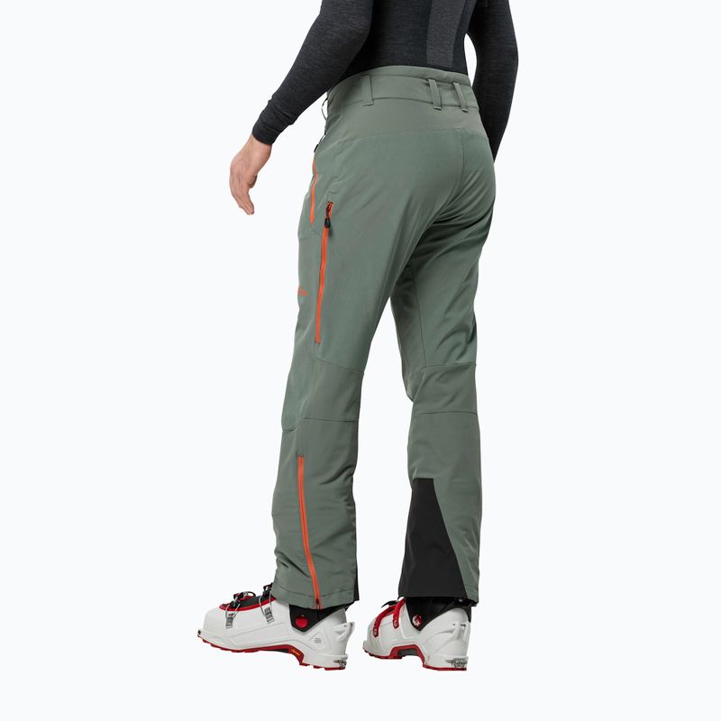 Jack Wolfskin pánské trekové kalhoty Alpspitze Tour hedge green 2