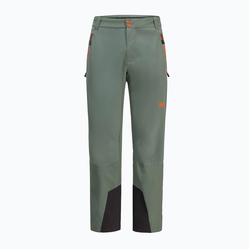 Jack Wolfskin pánské trekové kalhoty Alpspitze Tour hedge green 10