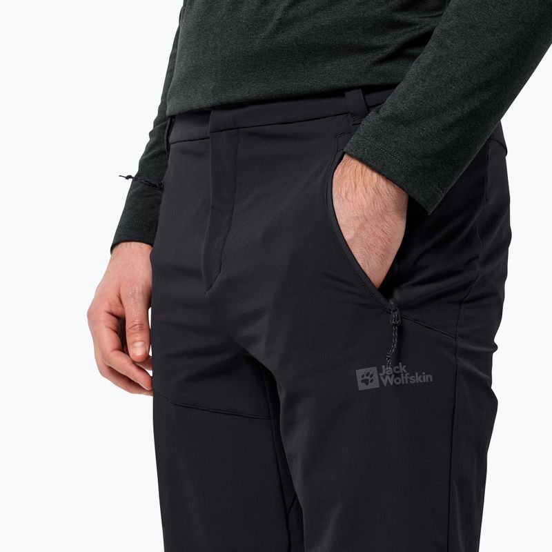 Pánské trekové kalhoty Jack Wolfskin Glastal Winter black 3