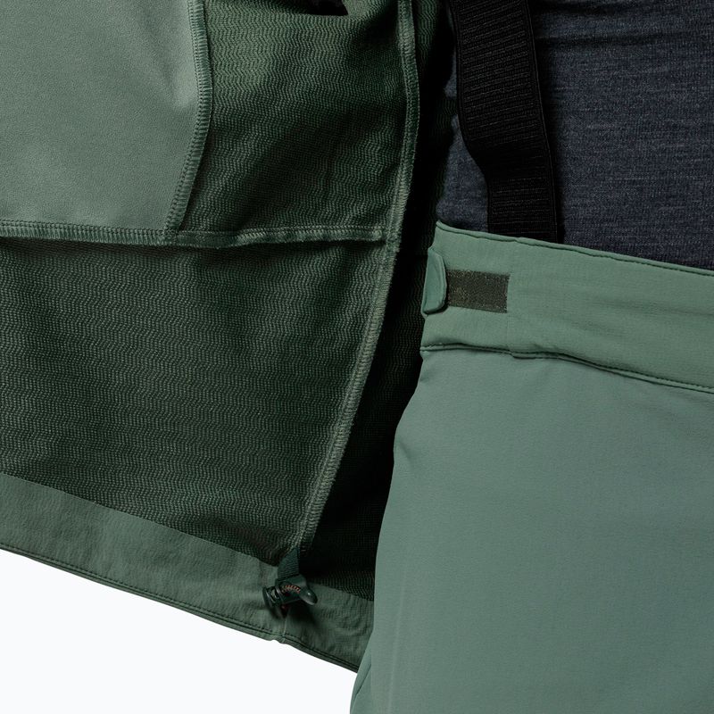 Jack Wolfskin pánská softshellová bunda Alpspitze Hoody hedge green 6