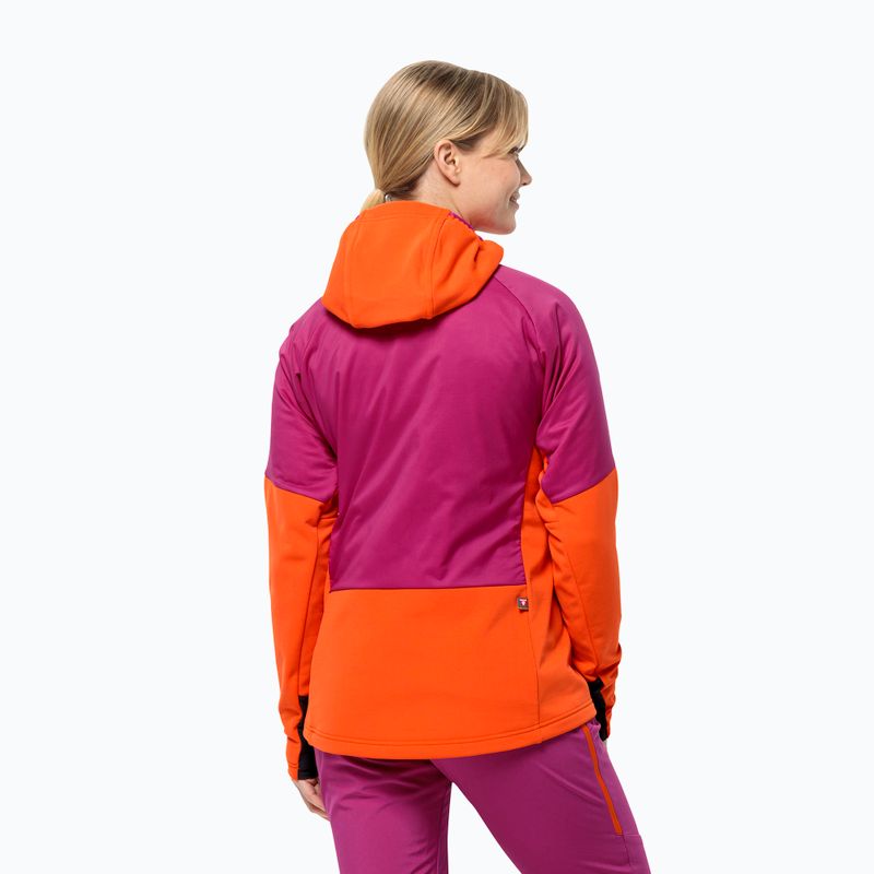 Jack Wolfskin Alpspitze Ins Hybrid nová magenta dámská bunda do deště 2