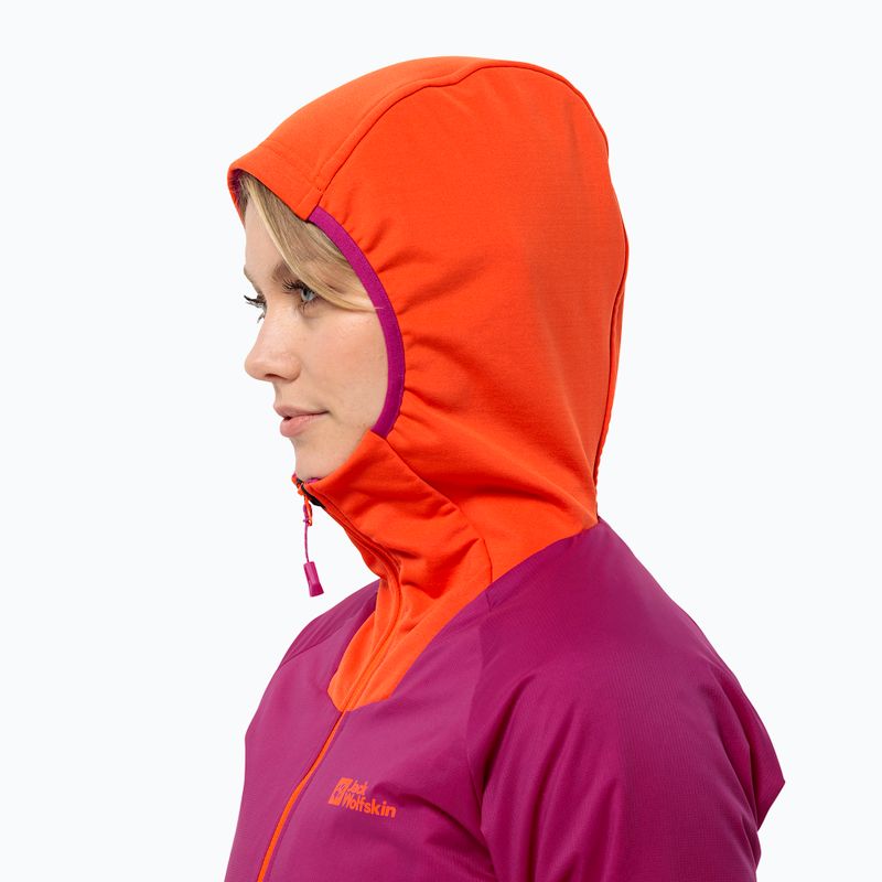 Jack Wolfskin Alpspitze Ins Hybrid nová magenta dámská bunda do deště 4