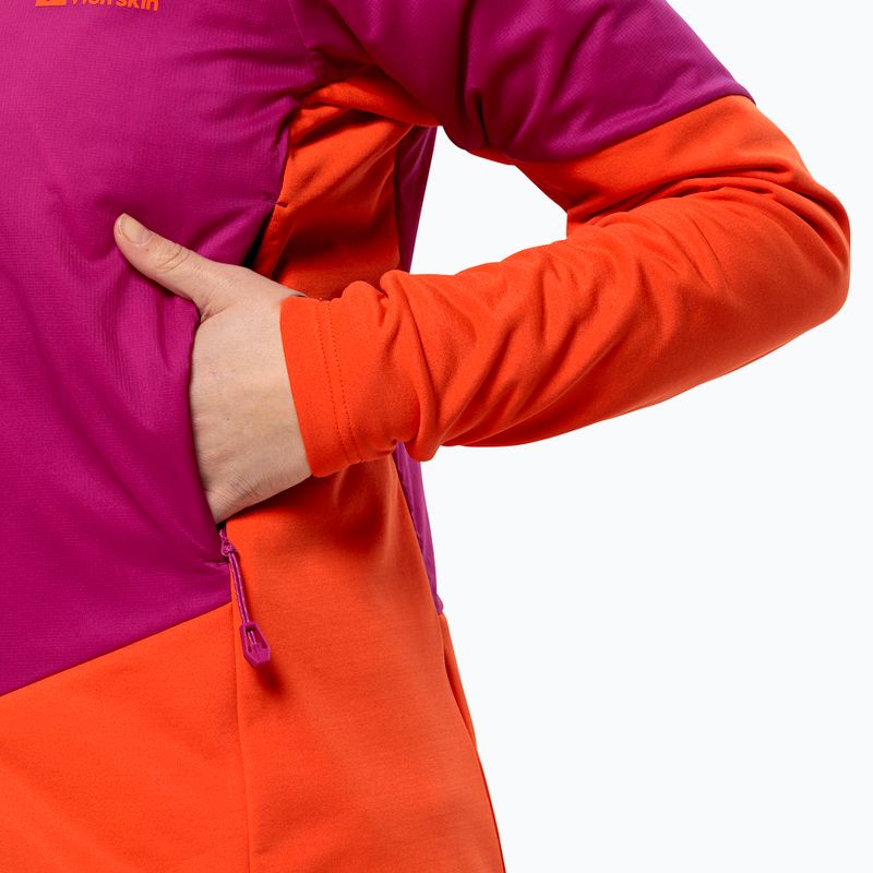 Jack Wolfskin Alpspitze Ins Hybrid nová magenta dámská bunda do deště 5