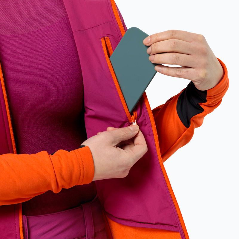 Jack Wolfskin Alpspitze Ins Hybrid nová magenta dámská bunda do deště 6