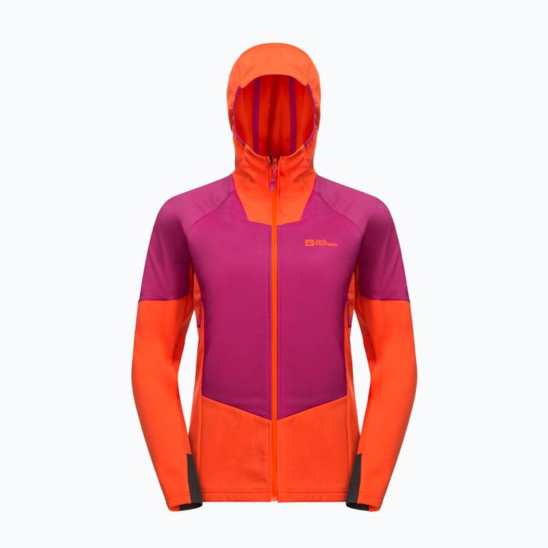 Jack Wolfskin Alpspitze Ins Hybrid nová magenta dámská bunda do deště 8