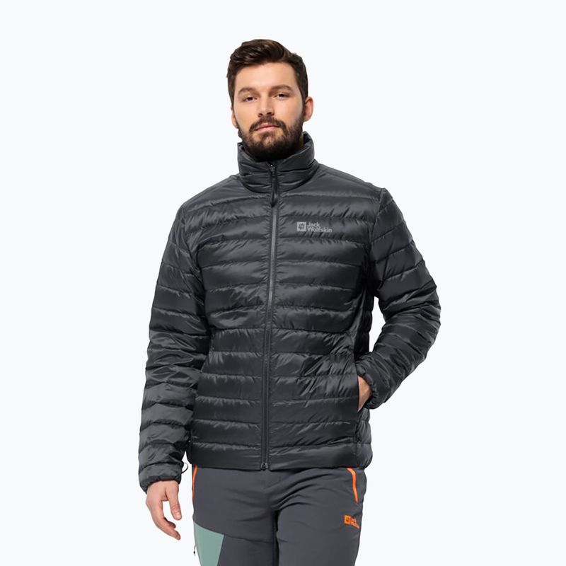 Pánská péřová bunda Jack Wolfskin Pilvi Down black