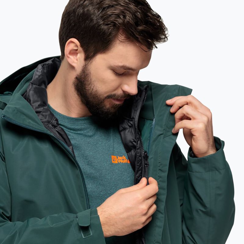 Pánská péřová bunda Jack Wolfskin Pilvi Down black 3