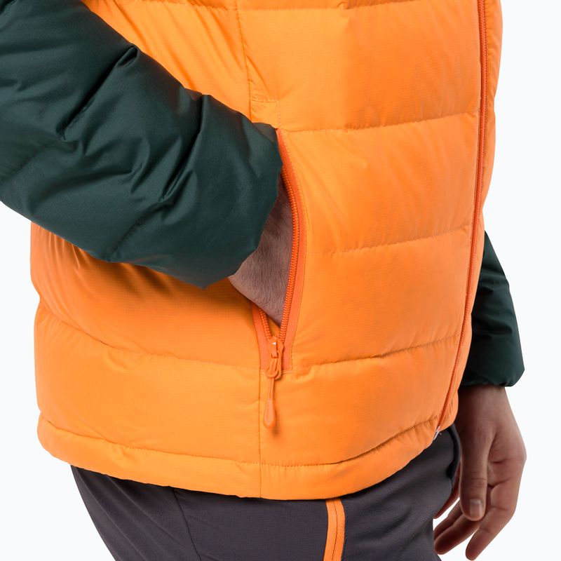 Pánská bunda Jack Wolfskin Ather Down Hoody dragon fire do deště 4