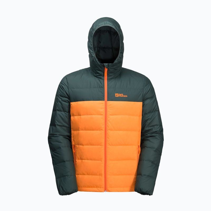 Pánská bunda Jack Wolfskin Ather Down Hoody dragon fire do deště 7