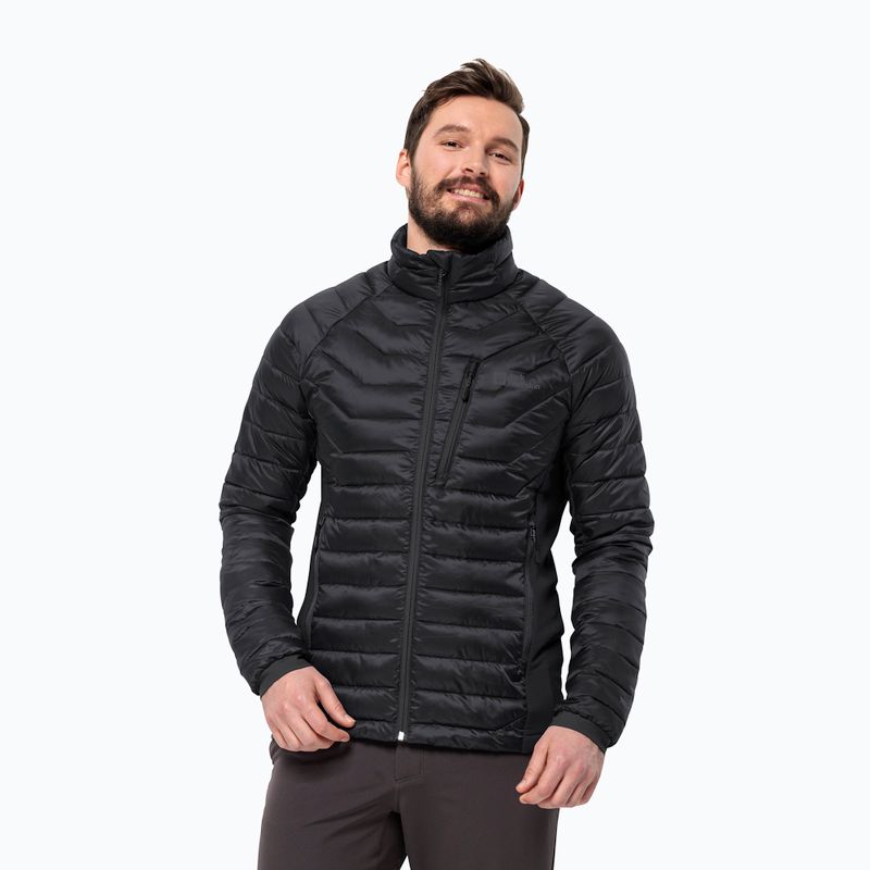 Jack Wolfskin Routeburn Pro Ins pánská péřová bunda černá