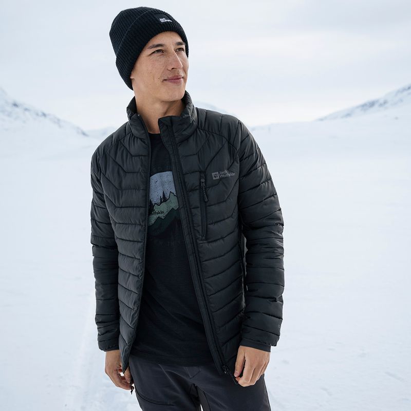 Jack Wolfskin Routeburn Pro Ins pánská péřová bunda černá 12