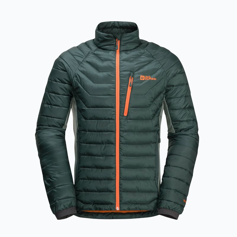 Jack Wolfskin pánská péřová bunda Routeburn Pro Ins black olive 6