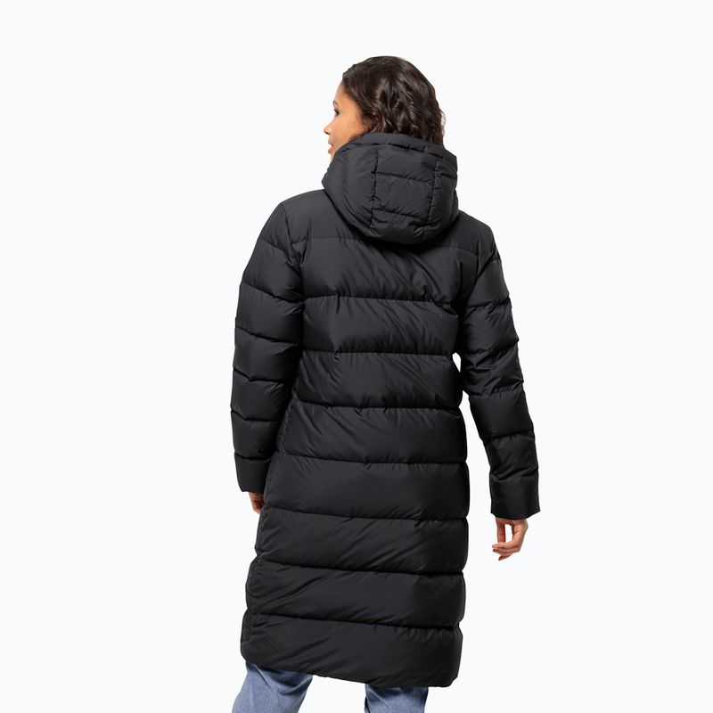 Dámská péřová bunda Jack Wolfskin Frozen Palace černá 2