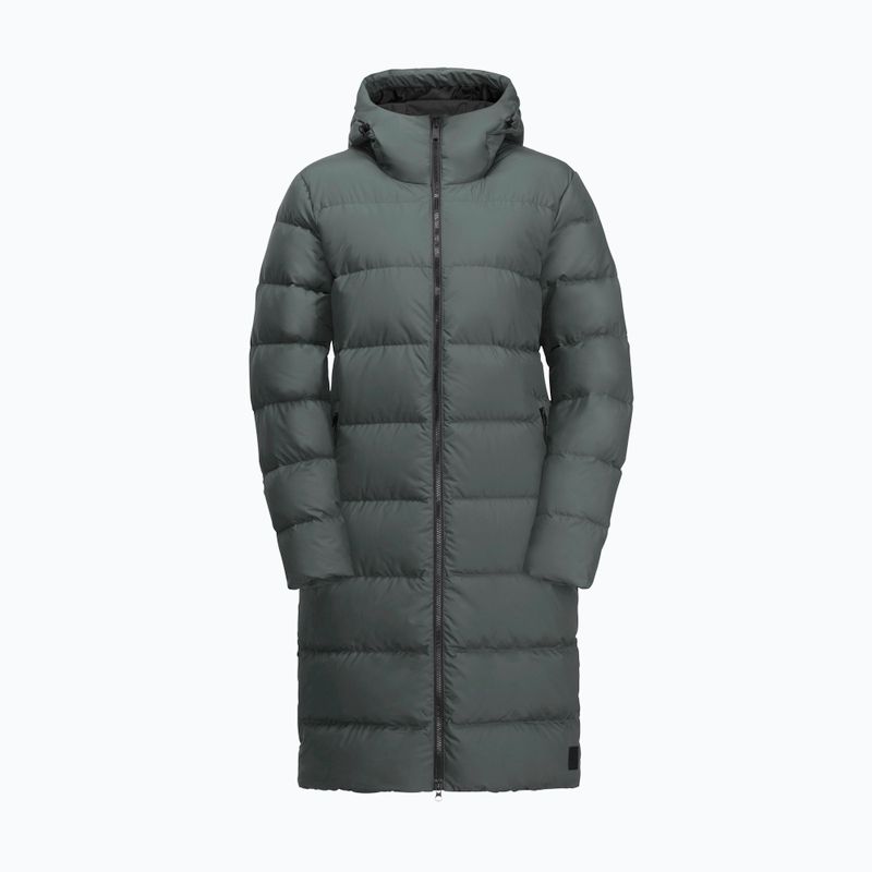 Dámský péřový kabát Jack Wolfskin Frozen Palace slate green 6