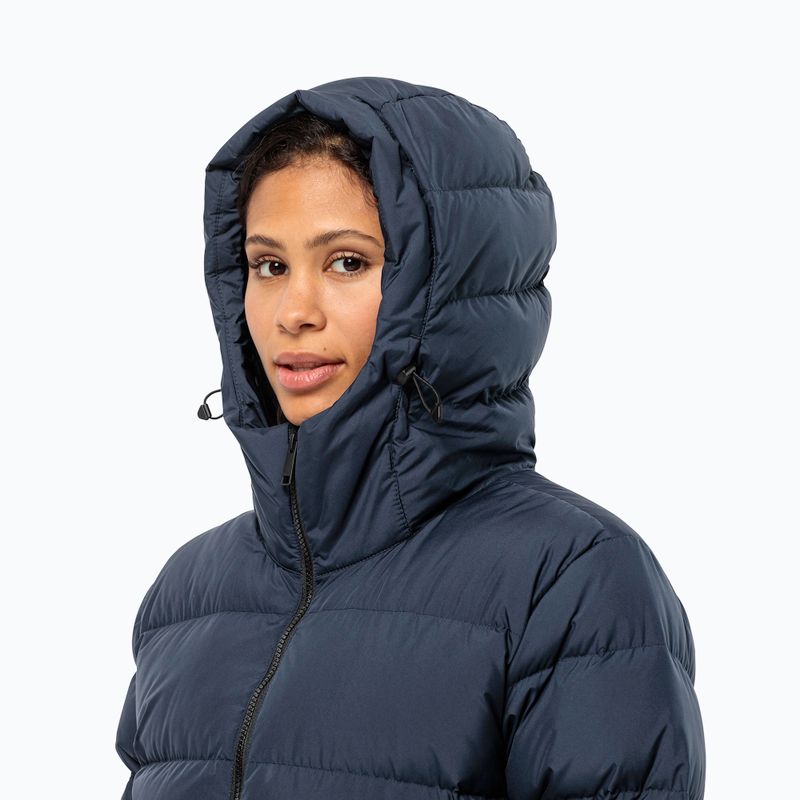 Dámský péřový kabát Jack Wolfskin Frozen Palace night blue 2