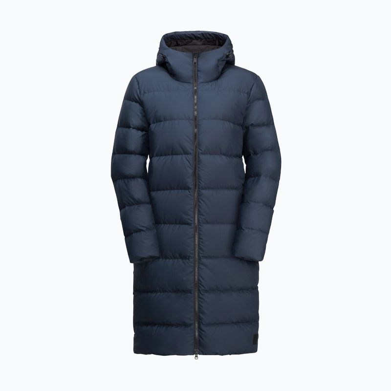 Dámský péřový kabát Jack Wolfskin Frozen Palace night blue 5