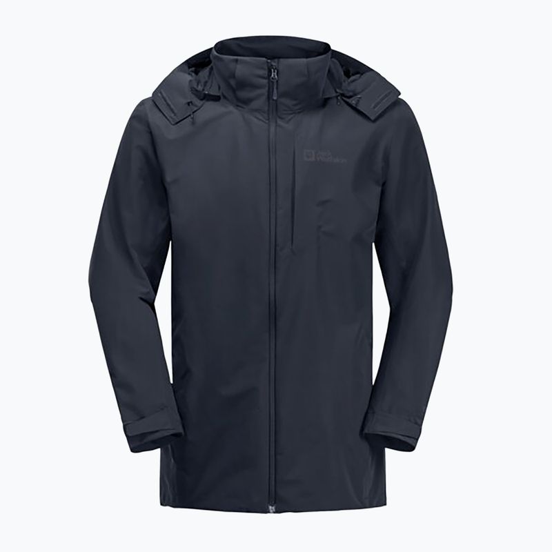 Pánská bunda do deště  Jack Wolfskin Fernblick 2L night blue 7