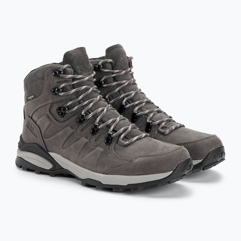 Jack Wolfskin pánské trekové boty Refugio Prime Texapore Mid slate grey 4