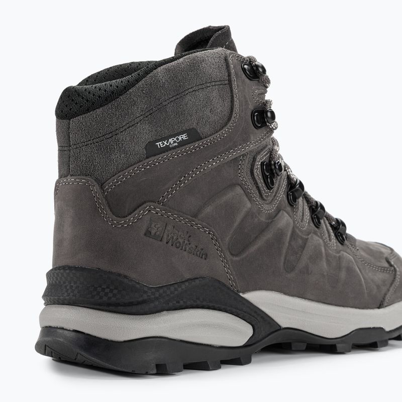 Jack Wolfskin pánské trekové boty Refugio Prime Texapore Mid slate grey 9