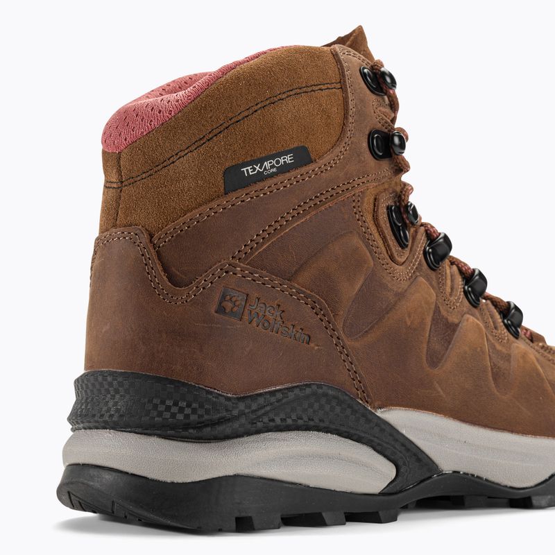 Dámské trekové boty Jack Wolfskin Refugio Prime Texapore Mid fawn 10