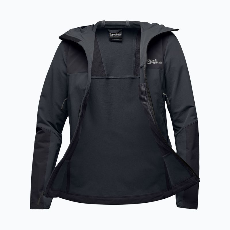 Dámská softshellová bunda Jack Wolfskin Andur black 7