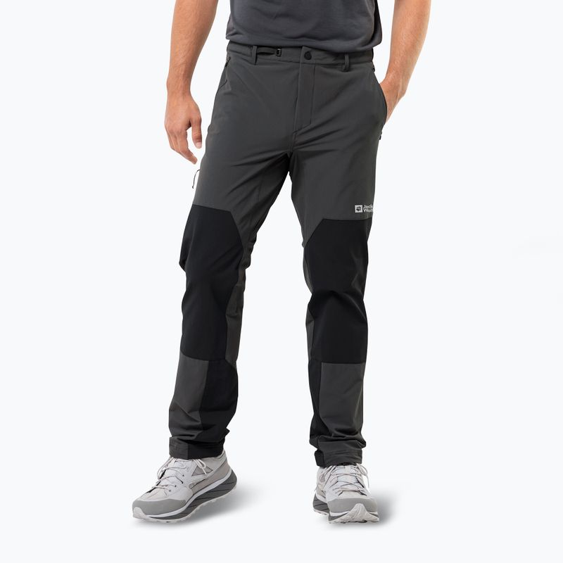 Pánské softshellové kalhoty Jack Wolfskin Andur phantom