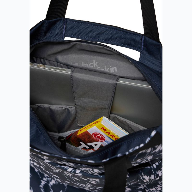 Městský batoh Jack Wolfskin Ebental 15 l leaves night blue 6