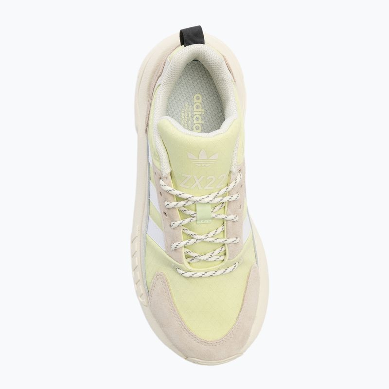 Dětské boty adidas ZX 22 cloud white/cloud white/almost lime 5