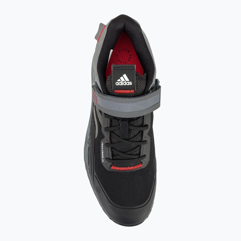 Pánská MTB cyklistická obuv adidas FIVE TEN Trailcross Clip In core black/grey three/red 8