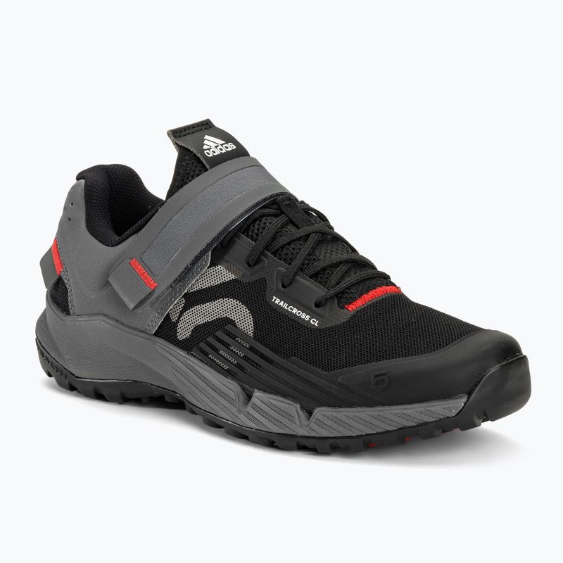 Dámská MTB cyklistická obuv adidas FIVE TEN Trailcross Clip In core black/grey three/red
