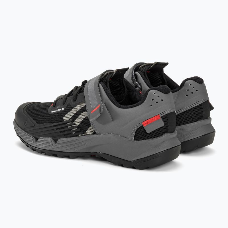 Dámská MTB cyklistická obuv adidas FIVE TEN Trailcross Clip In core black/grey three/red 5